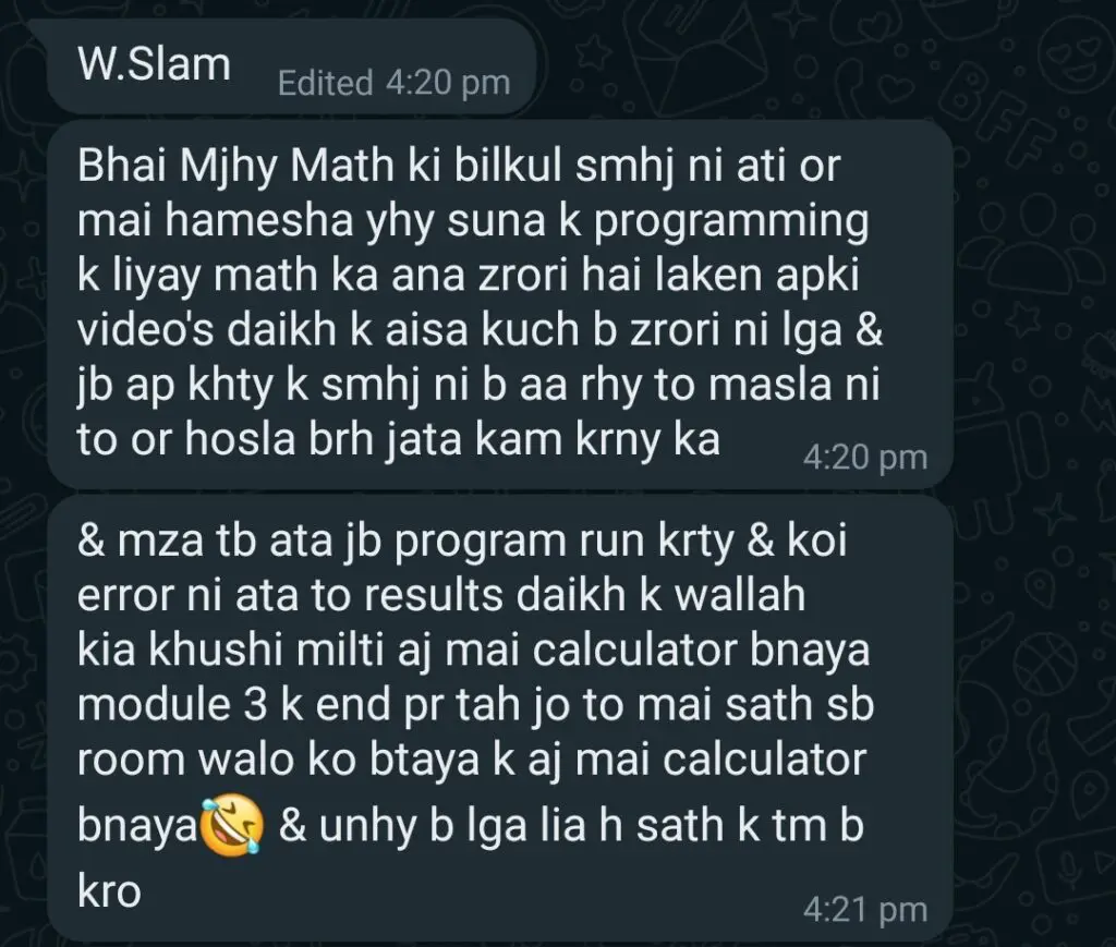 Python Course Review